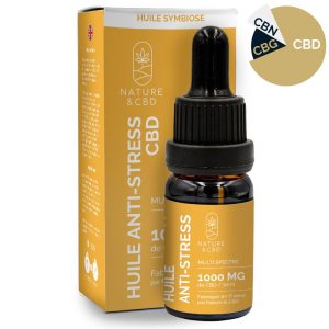 huile anti stress au cbd symbiose