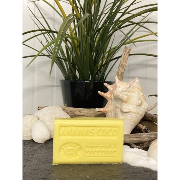 savon 125gr a l huile d olive bio ananas coco