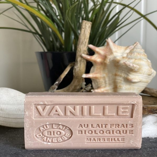 savon 125gr au lait d anesse bio vanille