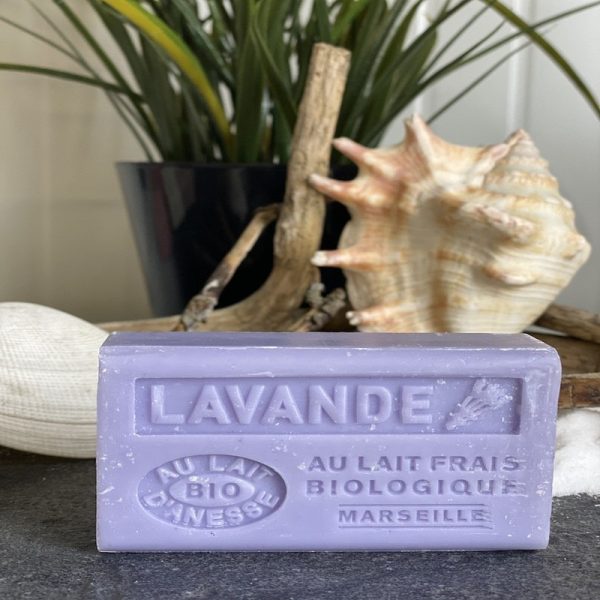 savon 125gr au lait frais d anesse bio lavande