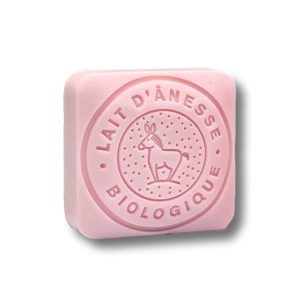 savon rose au lait d anesse bio 110g